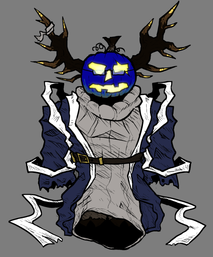 OriginalGuy16's tweet photo. Deer boi... yeah Dusekkar... old pumpkin man with deer features... https://t.co/emoIq6udWG
