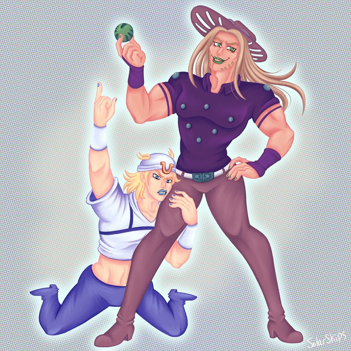 solarskips's tweet photo. Finally time for steel ball run!
#gyrozeppeli #johnnyjoestar https://t.co/6eaIIZ71Z6