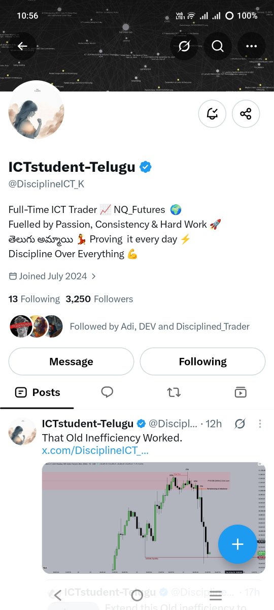 jahanza157's tweet photo. @InnerDiscipline @DisciplineICT_K @TradersLaunch CODE INNER
@KillerFx
@Ahmadfx25
@coll_fx08
@saahilfx https://t.co/M1xGPwv8De