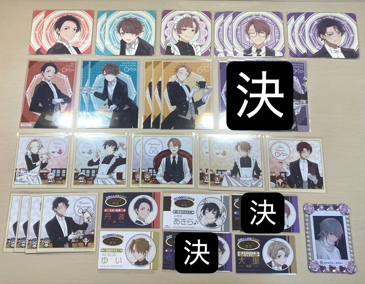 mio_zool's tweet photo. 【交換.譲渡】アオペラ カフェ ①コースター ②ブロマイド③ミニカード④ましかく

譲:①燐2.道貴2.雨夜.朝晴3.永臣3
　 ②燐.道貴2.ルカ3
　 ③燐.明.由比.帆波
　 ④光緒.明.朝晴2.由比2.永臣4.秀

求:同異種 侃 or 300円+送料

詳細はツリーにて⤵︎ https://t.co/SZoBBxVqHW