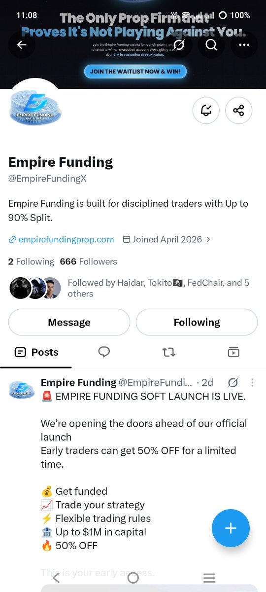 jahanza157's tweet photo. @tradelockermain @EmpireFundingX @deviltrader48
@Ahmadfx25
@WaliFx14733
@Muhammad1039703 https://t.co/BfLjqLHZvC