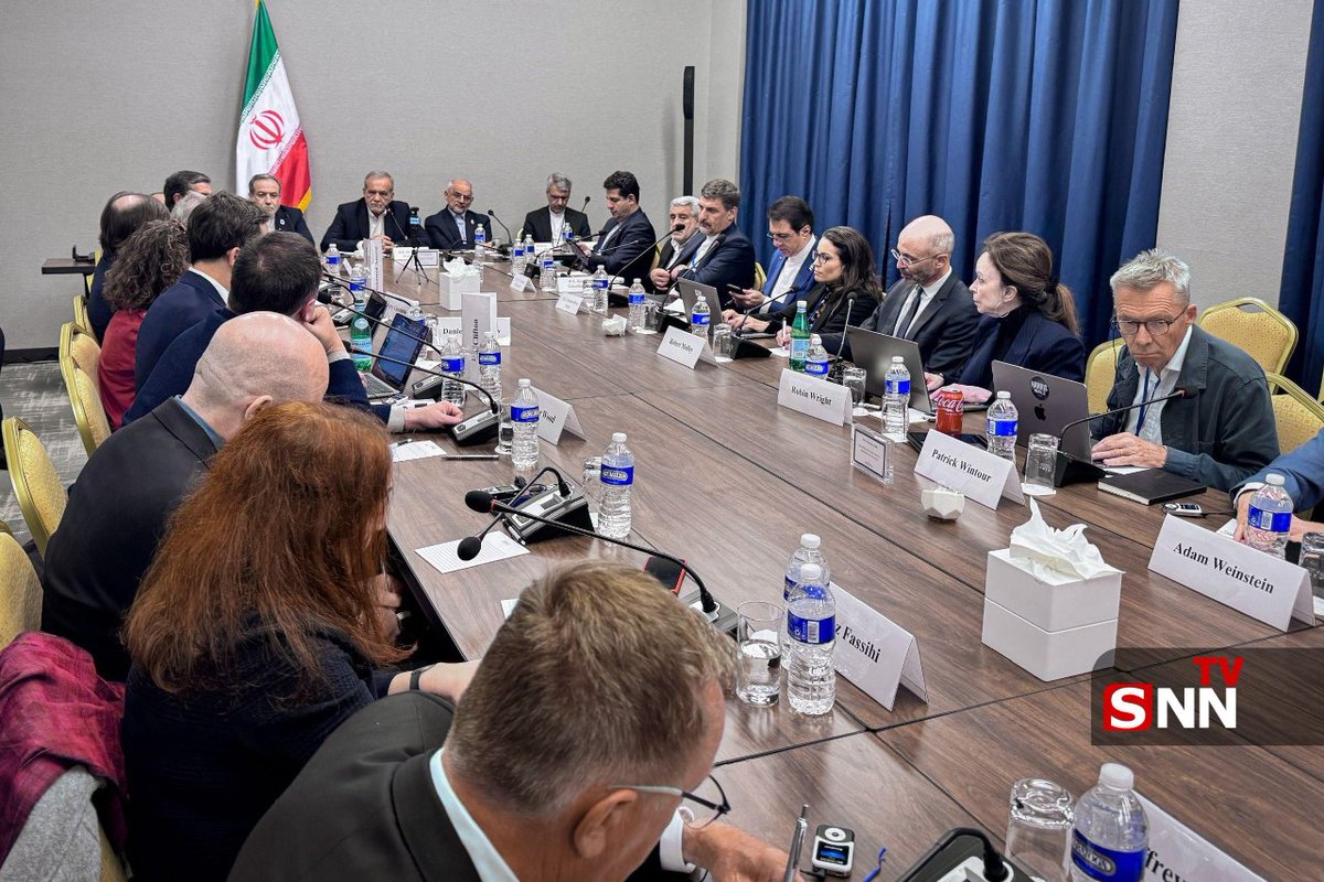 JasonMBrodsky's tweet photo. Today the Iranian regime hosted its annual UNGA meeting for think tanks and media in New York. One #Iran specialist who was previously invited told the WSJ earlier in the week, "no one wants to be seen going." But some showed up. https://t.co/nYG8fHNIcJ