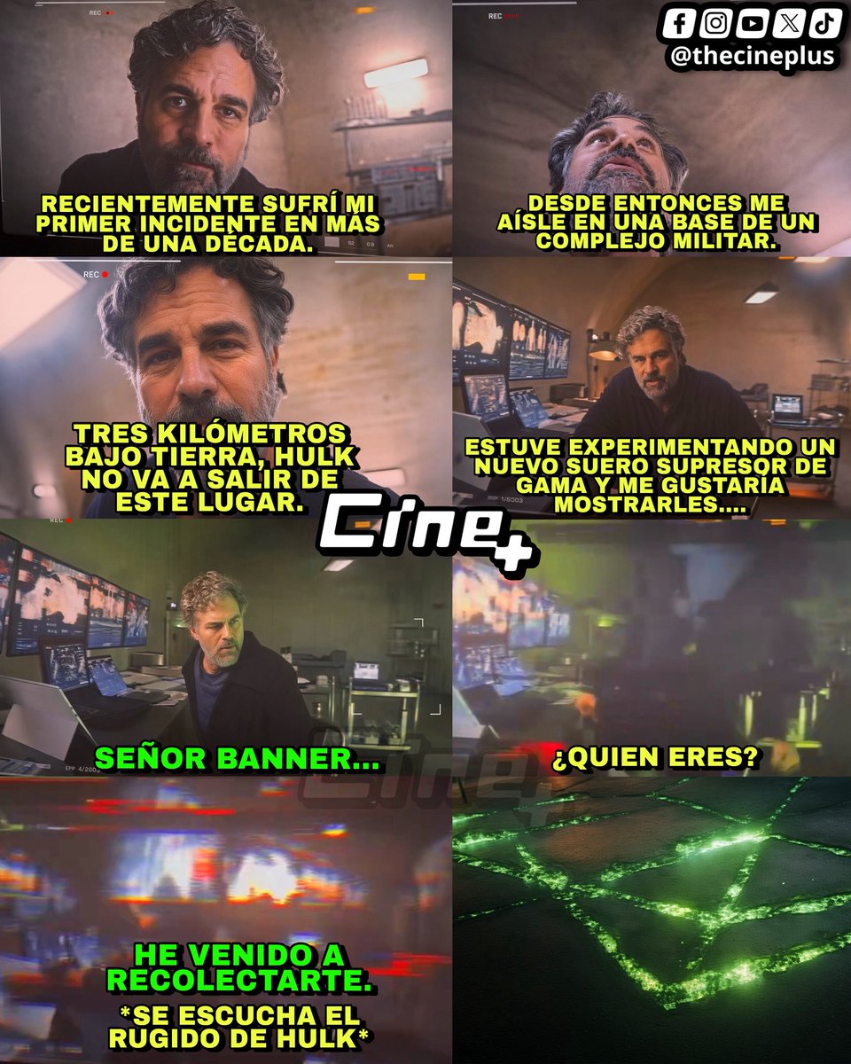 TheCinePlus's tweet photo. La escena post créditos de “Avengers Endgame: Encore” nos muestra qué pasó con Bruce Banner después de los acontecimientos de “Spider-Man Brand New Day”, conectando también con “Avengers Doomsday”. https://t.co/gljWjcgzfR