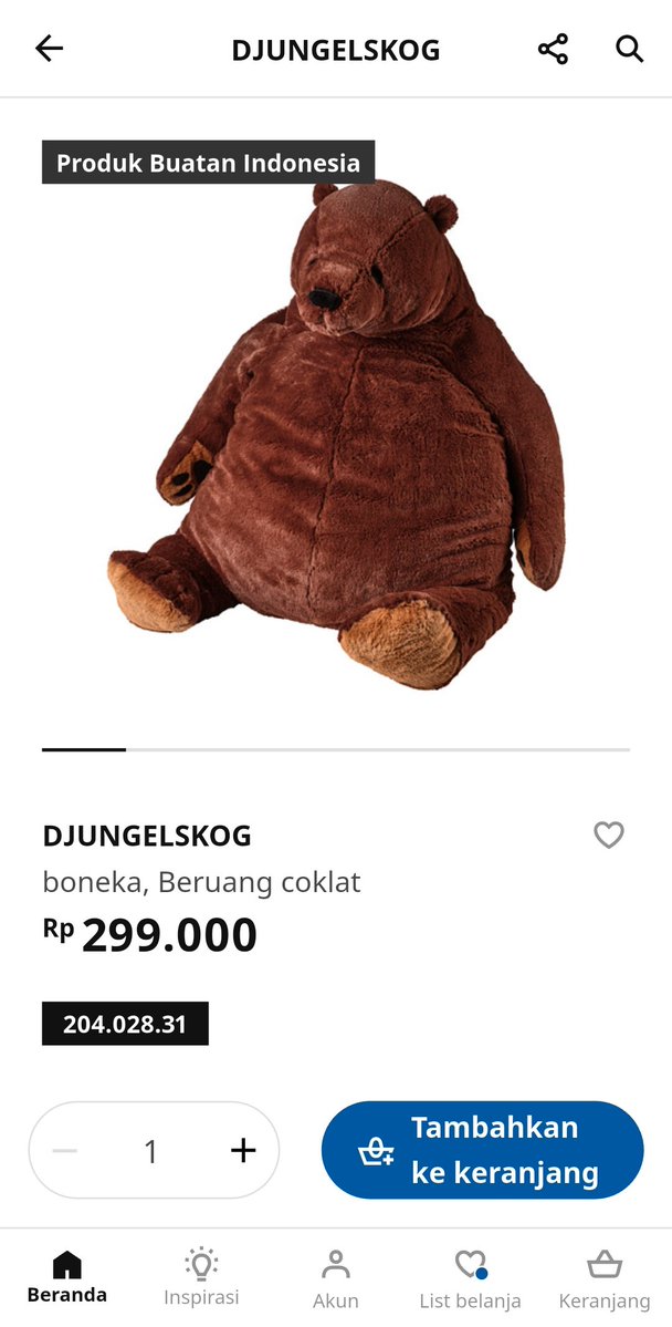 akuvirgo09's tweet photo. ADA YG MAU BELI BONEKA AKU INI NGGAK, ga pernah aku tonjok2 cuma duduk dipinggiran tempat tidurku aja jd menunduk, baru satu tahun ditanganku, YUKKK HARGA DM aku ya🥺

Ku jual krna bnyak kebutuhan bulan ini sayy bukan karna rusak or jelek nyak🥺💋

#bonekajual #bonekaikea #ikea https://t.co/kvYx63s6R7