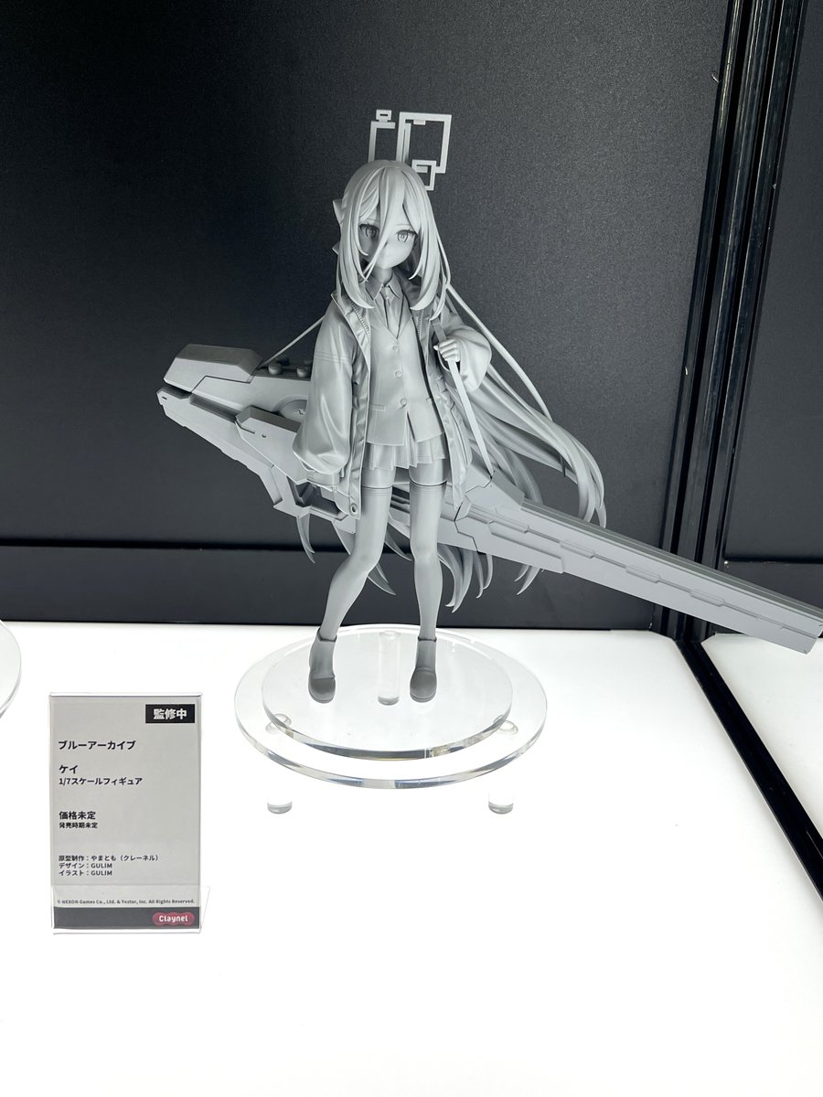 Claynel_news's tweet photo. 🎈メガホビ 展示情報🎈

＼✨初展示✨／

「ブルーアーカイブ」より
『ケイ 1/7スケールフィギュア』

原型を初展示🤍

@Claynel_news をフォローして
続報をお待ちください👀✨！

#ブルアカ #メガホビEXPO2026 https://t.co/oaUaKiJHKH