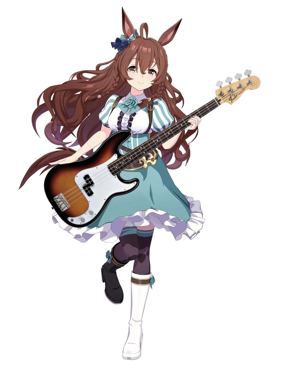 coolgasolina's tweet photo. dont worry about the gifs you should use this totally official mejiro bright playing the bass https://t.co/SbKkqLhSNT