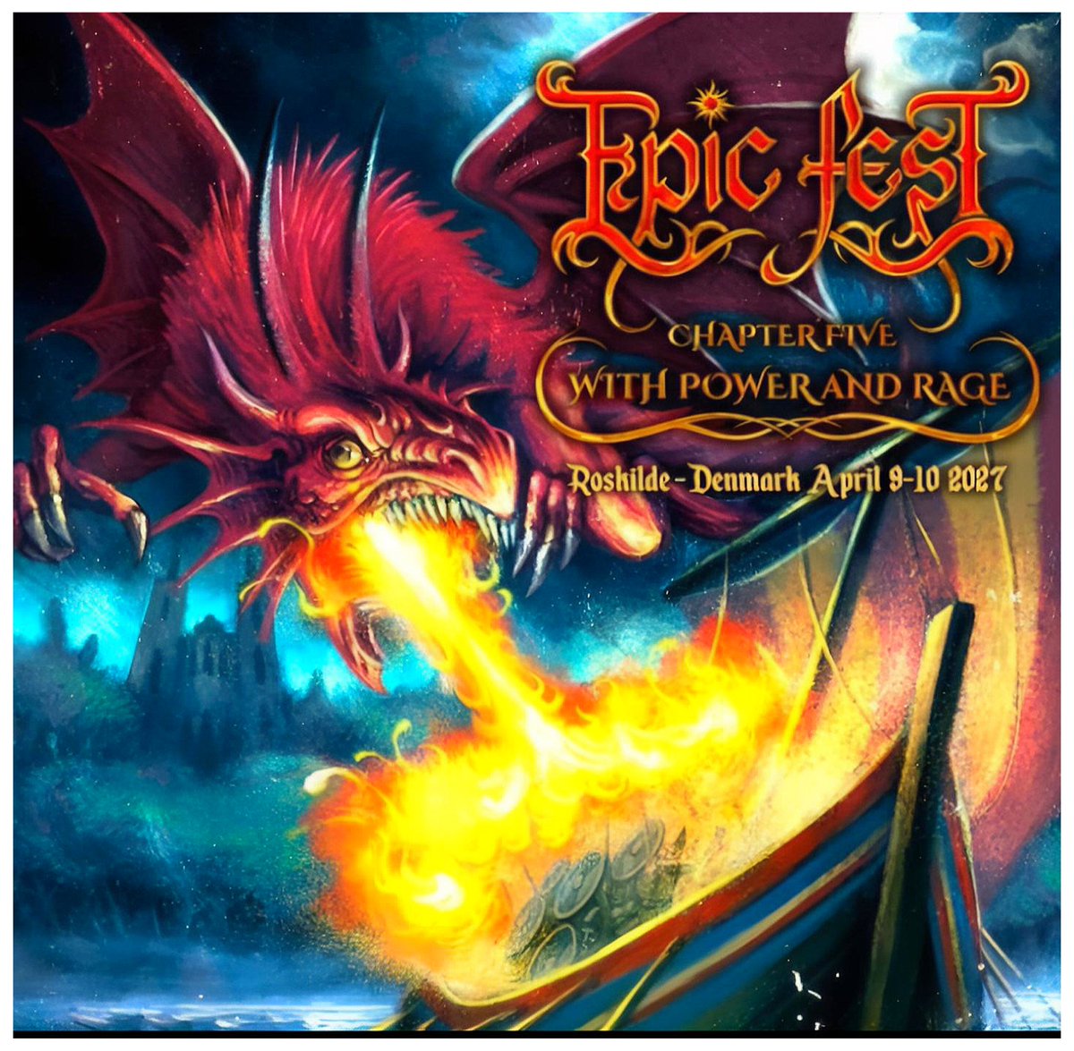 lausinaradio's tweet photo. ⚔��� EPIC FEST 2027

🇩🇰 9 y 10 de abril - Roskilde, Dinamarca.
El festival de power/fantasy metal ya confirmó a HammerFall, Korpiklaani, Elvenking, Freedom Call, Edu Falaschi y muchos más.
📺 Epic Fest tiene canal oficial de YouTube,todavía no confirmó streaming en vivo

#EpicFest https://t.co/mhUU87xLbK