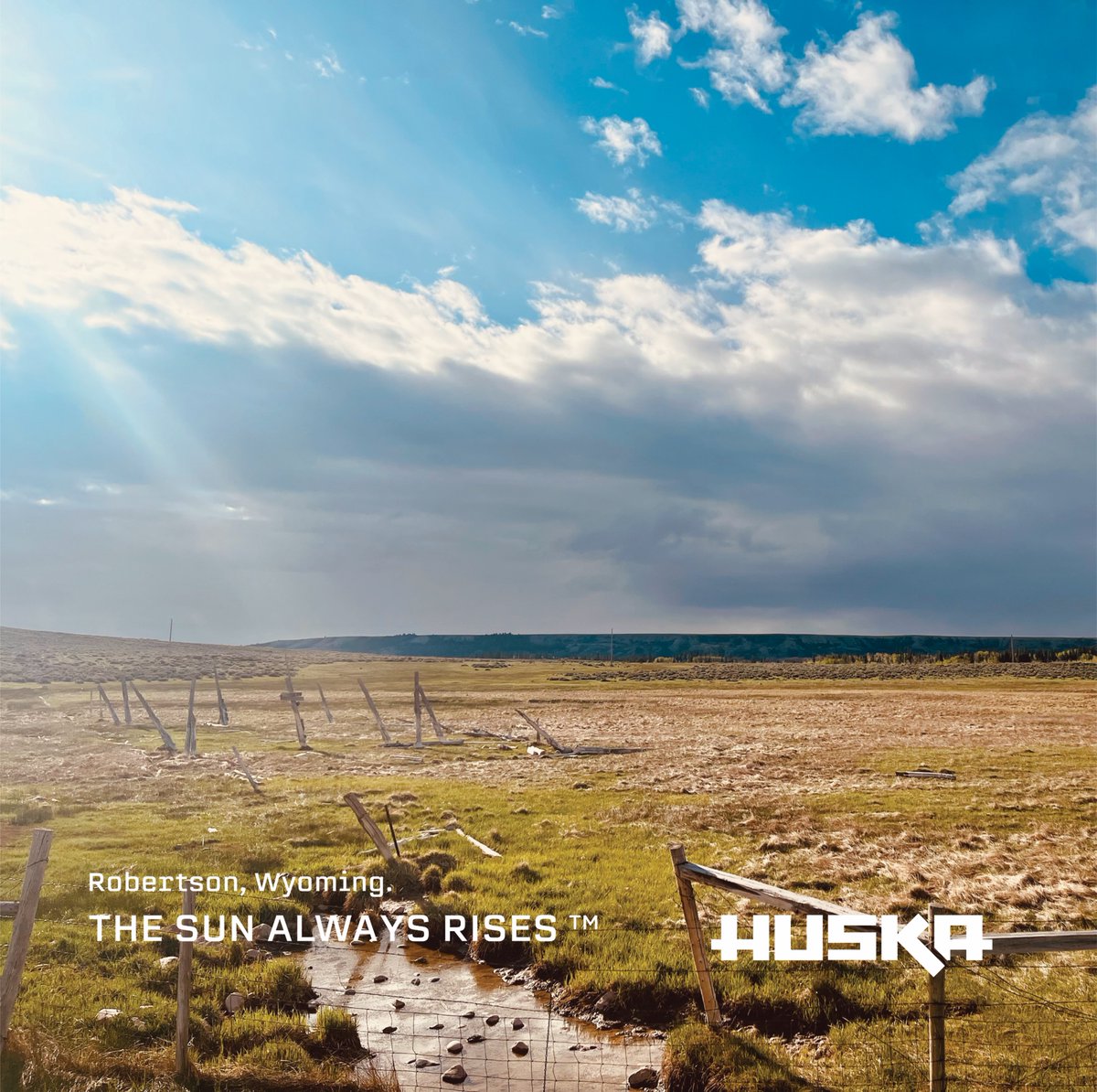 Gohuska's tweet photo. Out past the noise, there’s room to breathe. Open country, weathered fences, and sunlight breaking through, a reminder that whatever yesterday held, the sun always rises. https://t.co/z1zdibDqq2