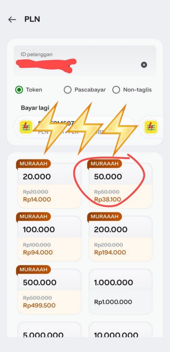 AsepFandy47's tweet photo. pahlawan di bulan september nih, isi token PLN 50rb bayar 40rb aja di apk gopay tanpa biaya admin tambahan #DISKONPLNDIGOPAY https://t.co/3yOvJFNUaD