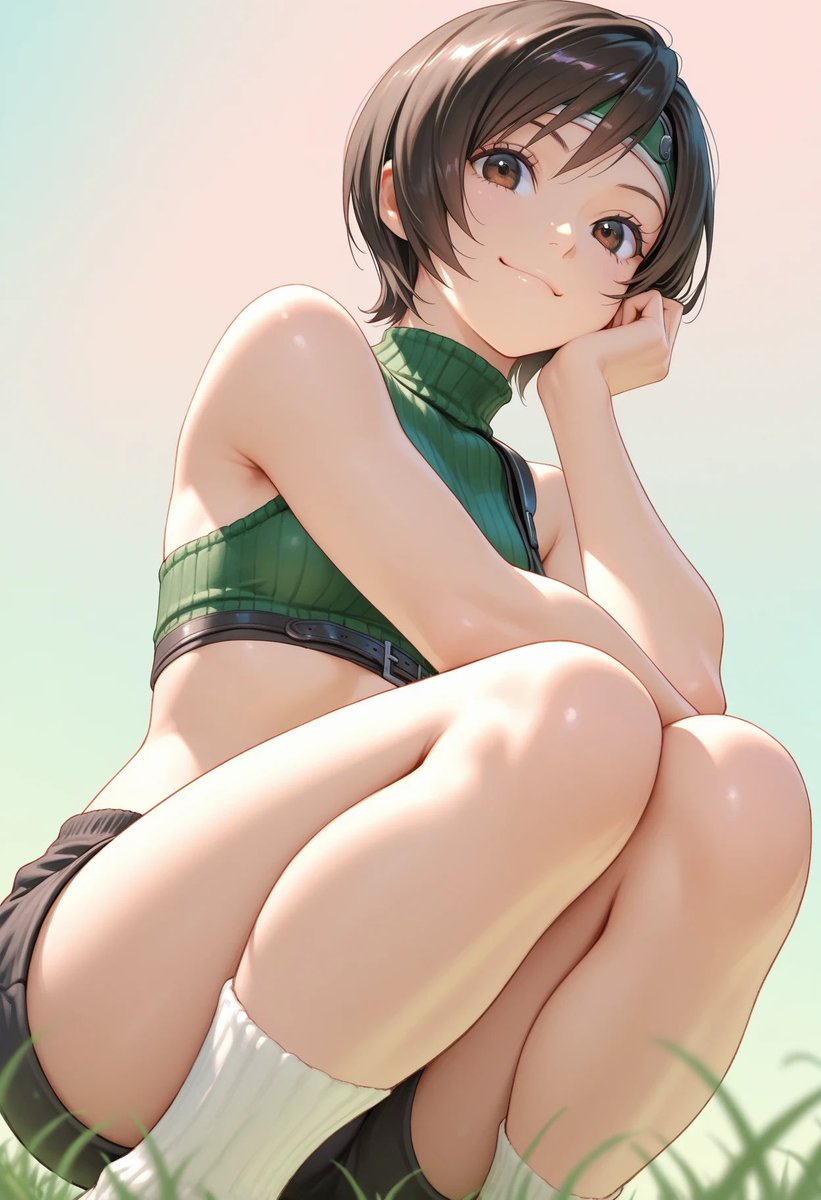 aerith_AiArtis's tweet photo. 軽装備美少女忍者ユフィちゅわん♡
「あれ、おっもいんだよねぇー…汗かいちゃうしさぁー🤍」
ユフィ・キサラギ/yuffie kisaragi
FFVII https://t.co/IRUIfERI24