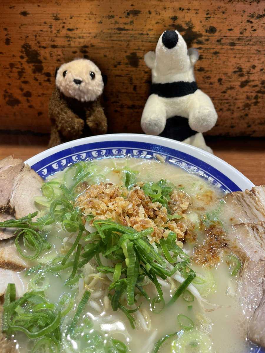 monmon_monchann's tweet photo. ４日目の朝は鹿児島ラーメン！！
くろいわラーメンでチャーシューラーメンを食べたぜ🦦
このあとは車で霧島に向かうぞ！！
#ぬい活 #ぬい撮り https://t.co/2SoSXnUFcP