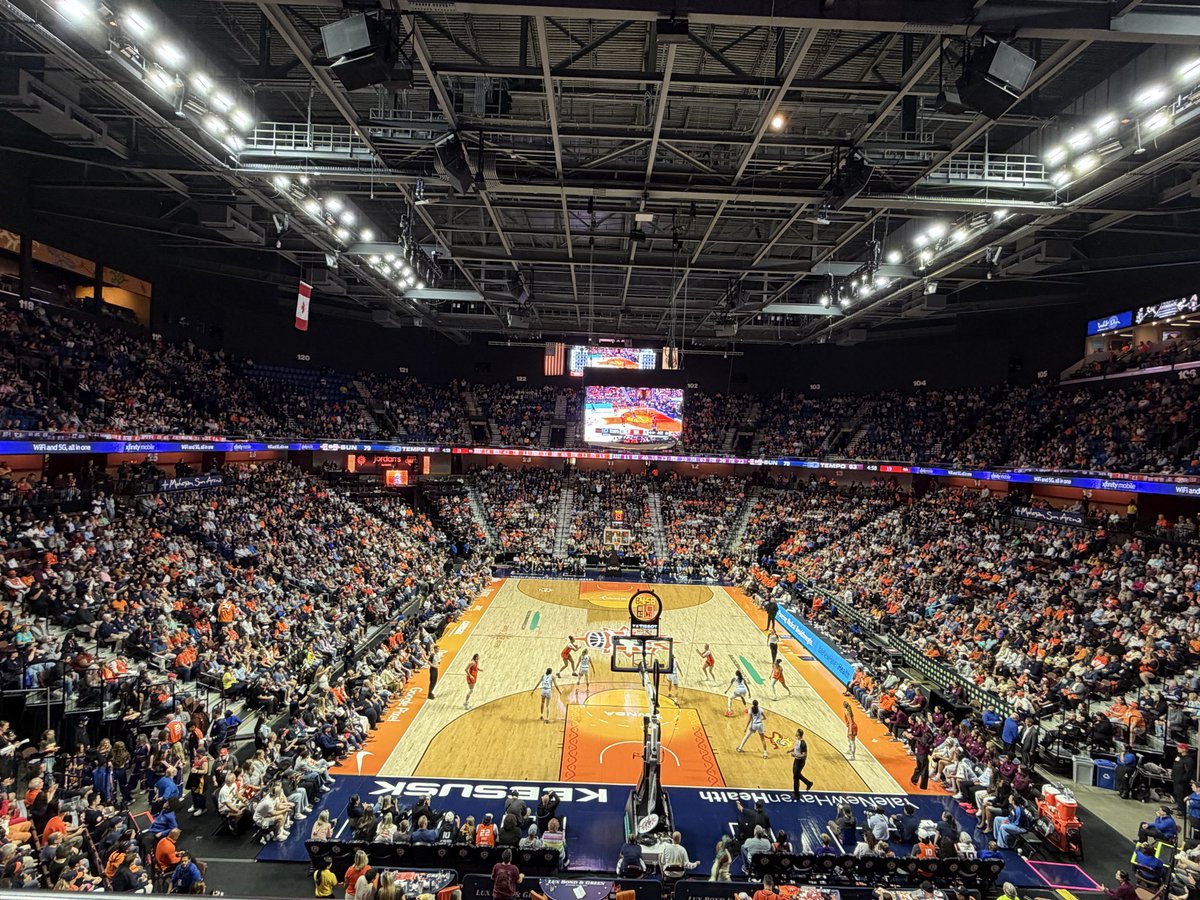 mhart71's tweet photo. Thank you @ConnecticutSun 
Such a mistake  not keeping the team here in the basketball capital of the world. We have the most loyal women’s basketball fans. To  take away our team is senseless. 
I will miss going to the games with my daughter. It was “our thing” https://t.co/cKjwIgRPJF