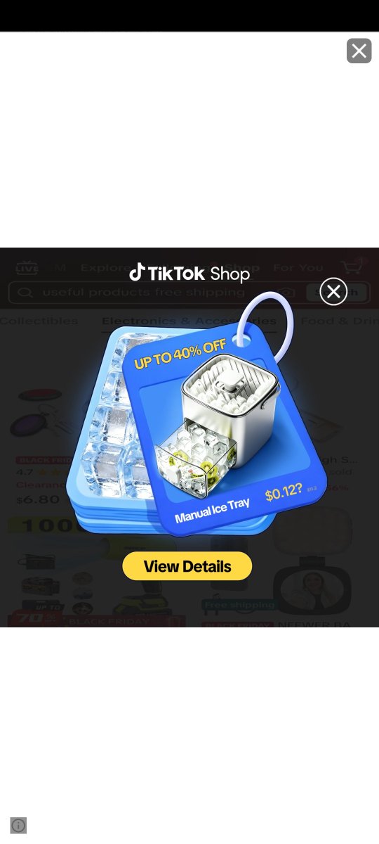 EricBVC's tweet photo. Hey @Google you need to control your ad system tiktok is becoming very very spyware they're even going as far as putting fake x's on the screen so the user will click on them to download the crappy app tiktok should get a suspension for putting fake x's on the ad on the store https://t.co/8bWcau6qd0