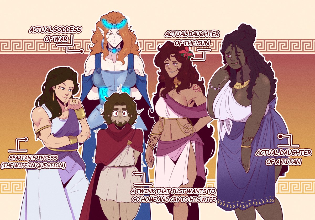 EbbyDoesArt's tweet photo. Looking back at a twink being wanted by four huge women.

Still love this piece! https://t.co/N5DiG9KGbn