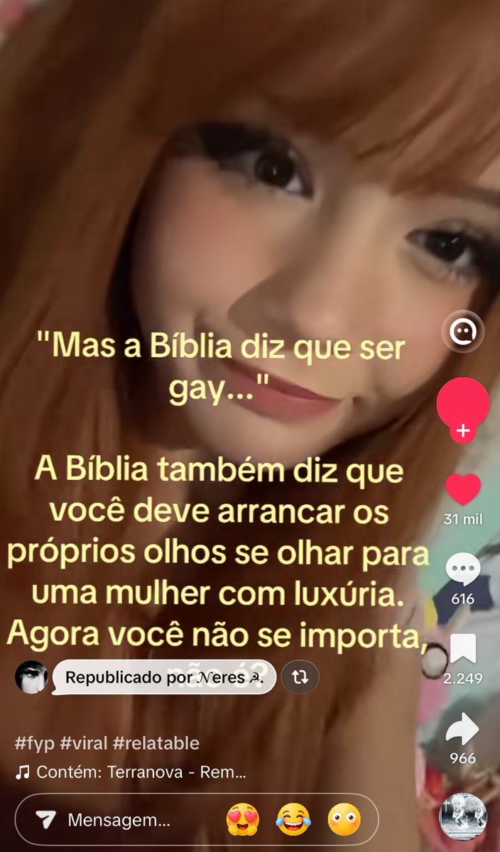 atenadesgracada's tweet photo. eu acho incrível como alguns cristãos simplesmente usam alguns versículos de argumento, enquanto IGNORAM outros https://t.co/vinqUuNWYq