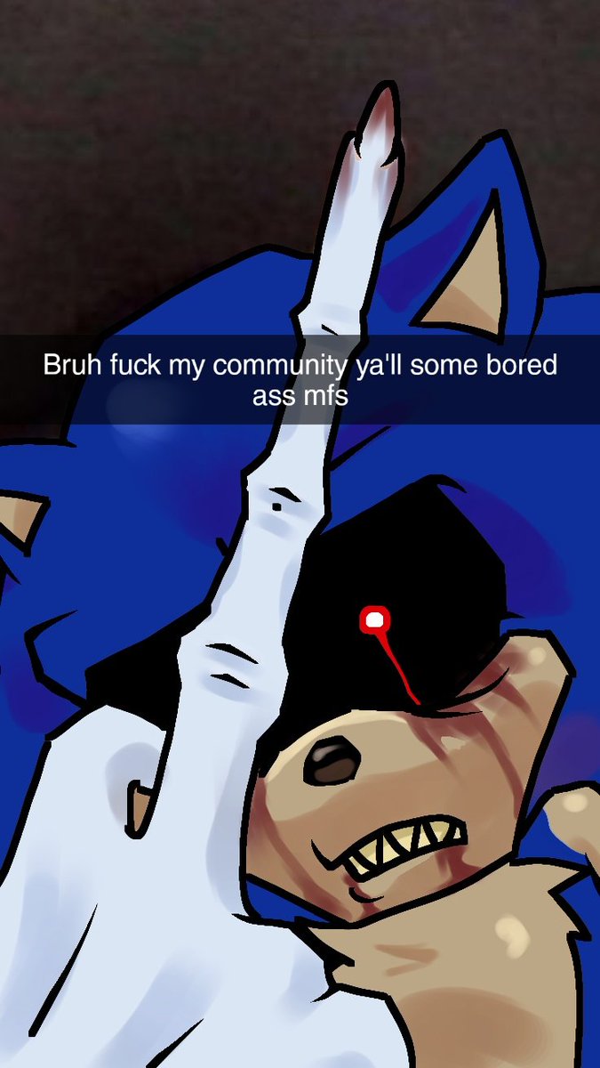FamasXT's tweet photo. Mood rn. 
#takeabreather #execommunity #sonicexe #dontCare #lotsOfLove #HopeCore #ggez can we all just keep talking about evil sonic this is none of our business i miss my colorful and fun tl free of highschool gossip https://t.co/QwalTPBw0M