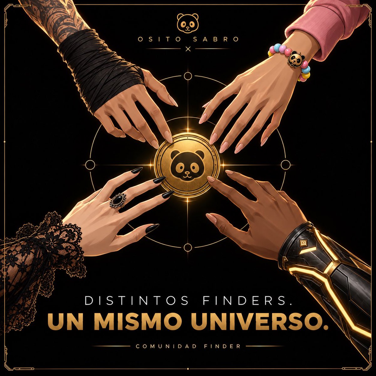 Osito_Sabro's tweet photo. Distintas historias. Distintos estilos. Distintas formas de descubrir.

Pero un mismo universo. 🐼✨

Cada Finder forma parte de algo más grande: una comunidad que observa, imagina y descubre junto a nosotros.

DISTINTOS FINDERS. UN MISMO UNIVERSO.
#OsitoSabro #ComunidadFinder https://t.co/TT0q65mhuO