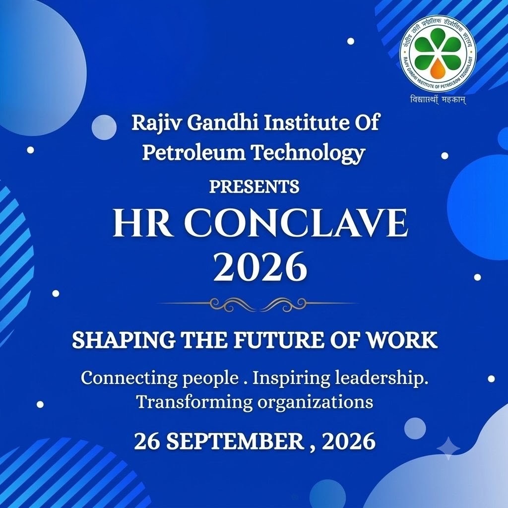 TheRGIPT's tweet photo. HR Conclave 2026 | Shaping the Future of Work - 1 Day to Go!
๐
26 September 2026
๐ RGIPT Bengaluru Campus
#RGIPT #HRConclave2026 #ShapingTheFutureOfWork #HRLeadership #FutureOfWork #Bengaluru https://t.co/CZW6RMoKDT