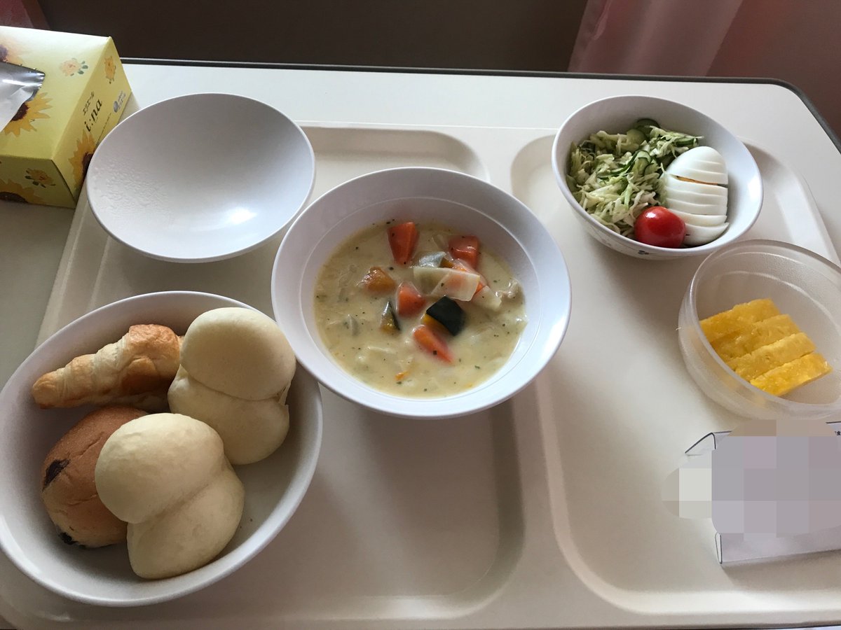 shouryu00's tweet photo. 入院食がーって流れてきたけど、弘大の入院食はソフト麺やシチューなんかもあって結構美味しかった記憶 https://t.co/F2JTwmj0oR