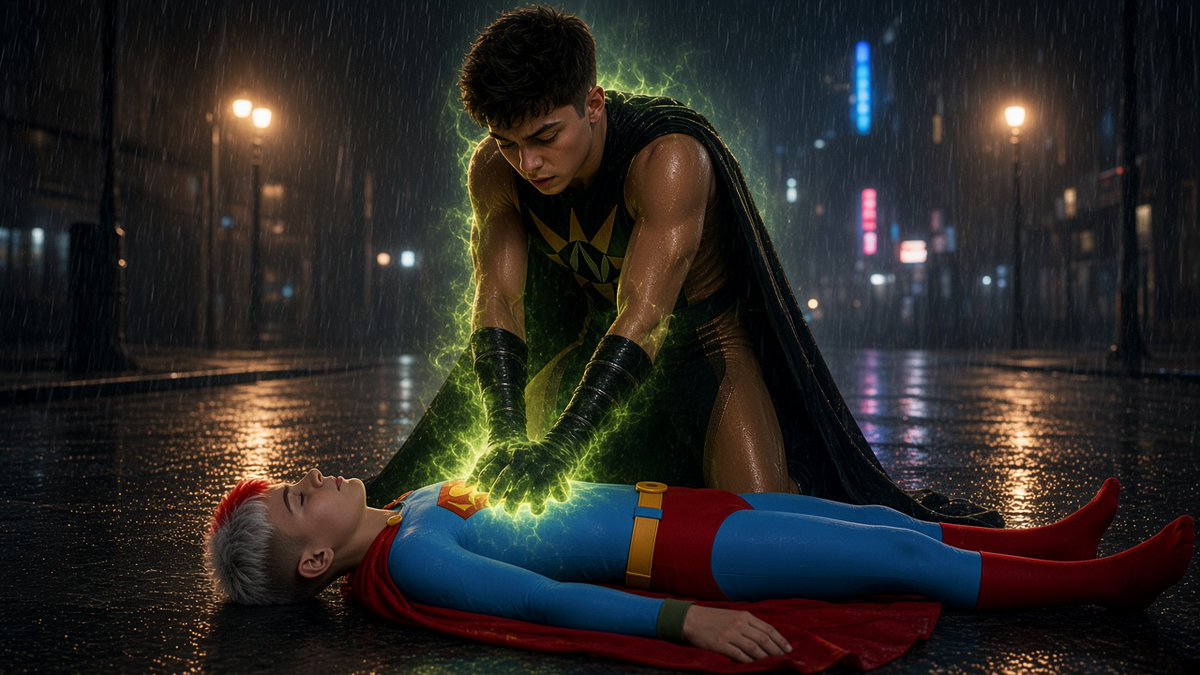jintor69's tweet photo. NuclearKai doing CPR to superJJ
#superman #nuclearman #superboy #nuclearboy https://t.co/tU6YFIMyk4