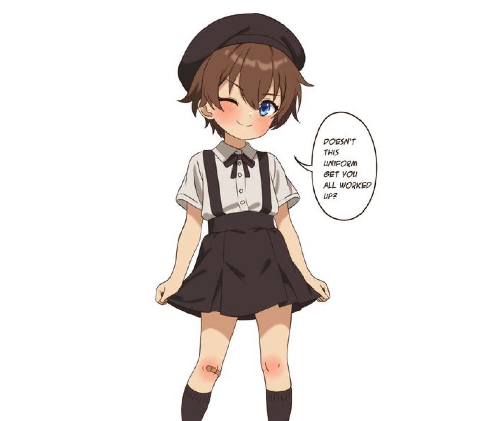 AlwynFalone's tweet photo. You saw the uniform and suddenly started questioning your first impression, didn’t you?

 #lxlifindom  #loli2dfd #lolifindom #2dfindom 
#2dfd #loser #paypig  #lolitwt
#masochist  #sizekink #goonette #nolimits𝗠𝗘𝗦𝗦𝗔𝗚𝗘 #femsub #femslave https://t.co/Es7PYuz1kk
