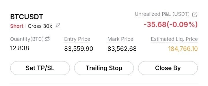 zeeLao_Ke's tweet photo. BTC / USDT
SHORT SHORT SHORT
IST ENTRY AT MARKET PRICE
TP 82900
20x Leverage
SL 85000
#bitcoin #cryptotrading #btc #fyp #cryptotrading #cryptocurrency #ethereum #trading #viral #crypto #cryptonews #reels
Join our free signals group below👇🏻
https://t.co/AoixRdmaA2 https://t.co/RkVE0nzcwv