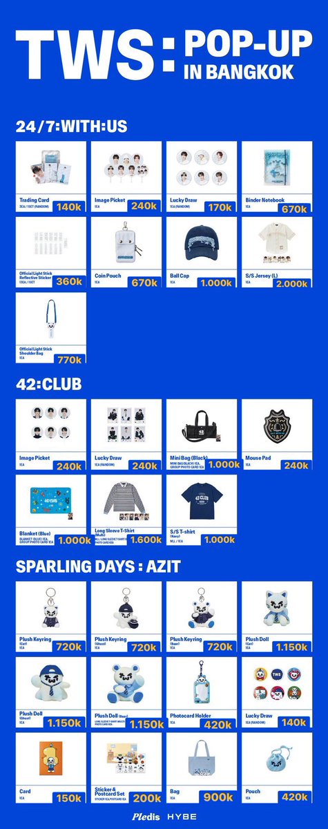 allsedatix's tweet photo. OPEN JASTIP Handcarry Merch TWS 24/7: FOR:YOU Bangkok + TWS Pop-Up Store Bangkok 💙

📅 Closed order: 27 September 2026
📦 Pengiriman dari Jakarta &amp; Surabaya
🛒 Bisa kirim via Shopee
💸 DP 50%

Kalo mau titip, langsung dm aja yaa! 🫶🏻 https://t.co/doJdxc8HCX