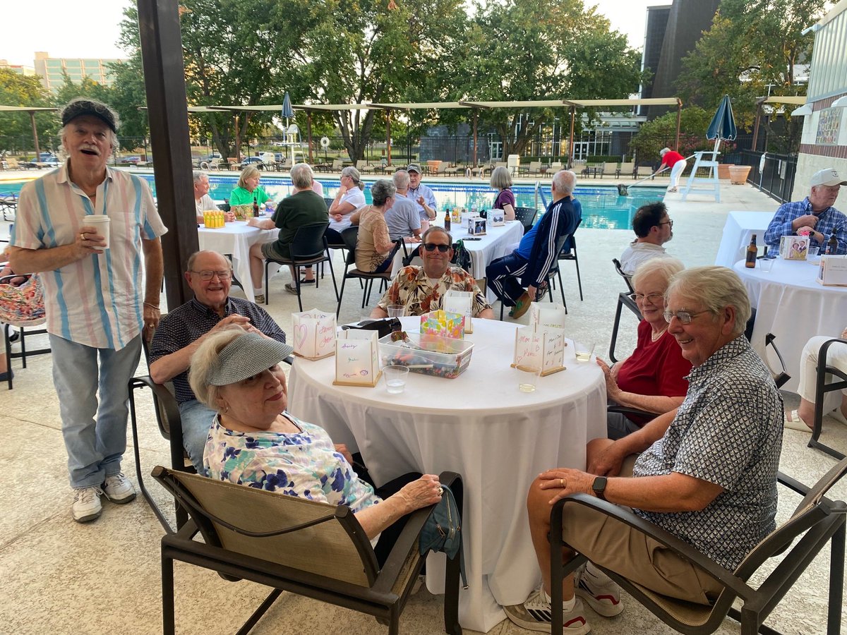 ZarrowPointe's tweet photo. Zarrow Pointe residents gathered at the outdoor pool for a special Lantern Lighting Remembrance Ceremony, honoring the people we have loved and lost.

Each lantern represented someone remembered, someone missed, and a life that continues to hold a special place in our hearts. https://t.co/Q6PddngV0T