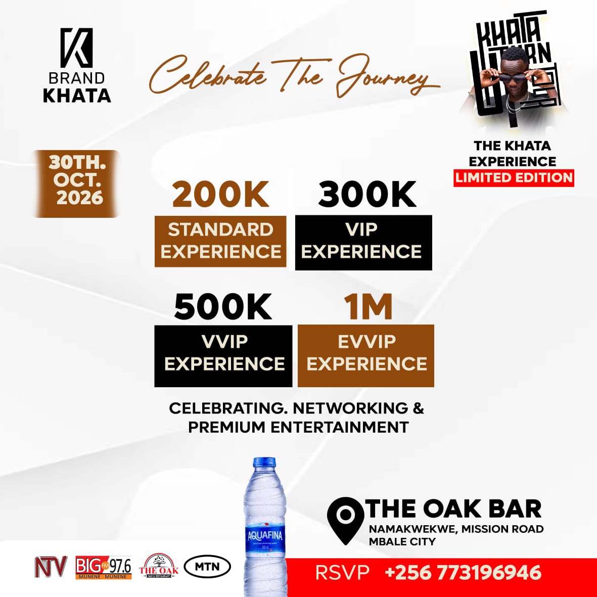 KHTMarketingUg's tweet photo. Your Squad, Your Experience! Don’t Be Left Out… Celebrate The Journey — Limited Edition | ROAD TO #KhataTurnUpTour #KHTGivingDay #BeyondExpectations #WeMakeItEasy https://t.co/4PTDcQsTl8