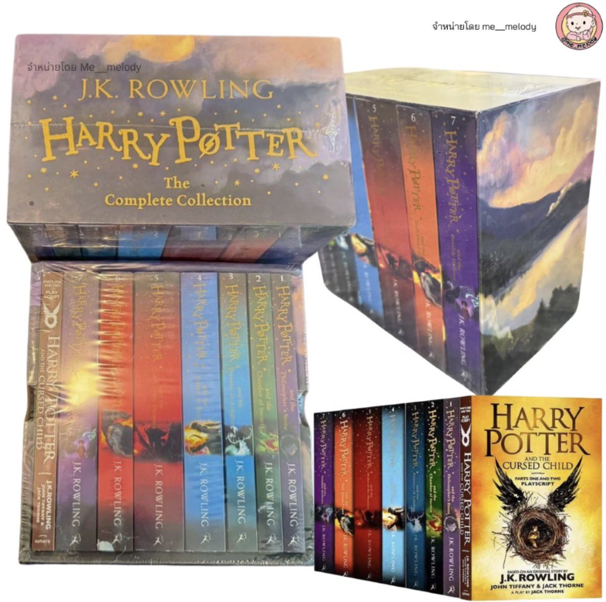 llamaa_1's tweet photo. ส่งต่อHarry Potter ภาษาอังกฤษ ครบทุกภาค 1–7 + Cursed Child (มือ 2)

💰 450 .- รวมส่ง
พต.ในแชท สนใจ DM ได้เลยค่ะ 🪄✨

#SetboxHarryPotter #ส่งต่อหนังสือมือสอง #แฮร์รี่พอตเตอร์ #หนังสือมือสอง https://t.co/ur93ag87r2