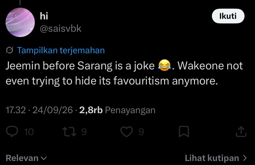 bangjeelys's tweet photo. kalo gue malu tuh🤷🏼‍♀️ makanya jangan terlalu busuk hati ke jeemin https://t.co/l6H124KPiP