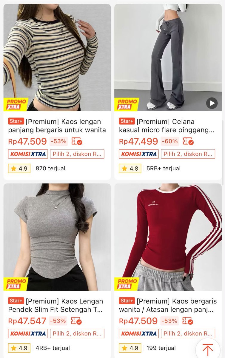 tuffluhvv_'s tweet photo. Kadang suka heran sama baju 40 ribuan jaman sekarang 😭
bahannya nge-stretch, pas di badan, terus potongannya bikin pinggang keliatan lebih ramping tanpa harus tahan napas 🥲

mana pilihan warnanya lucu-lucu banget lagi…
harga segini tuh susah buat pura-pura nggak liat 😭🫵🏻 https://t.co/SKZnTUbMrE