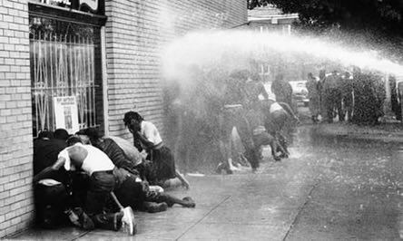 SireRottweiler's tweet photo. It’s so fucking disrespectful to the history of civil rights leaders that the DSA constantly compares themselves to them, while treating protesting like a game & a cute opportunity for pictures.

Here’s what happened to Black Ppl protesting for their rights. Politics aren’t a game for some of us — although I understand why a trust fund baby DSAer might think that way.