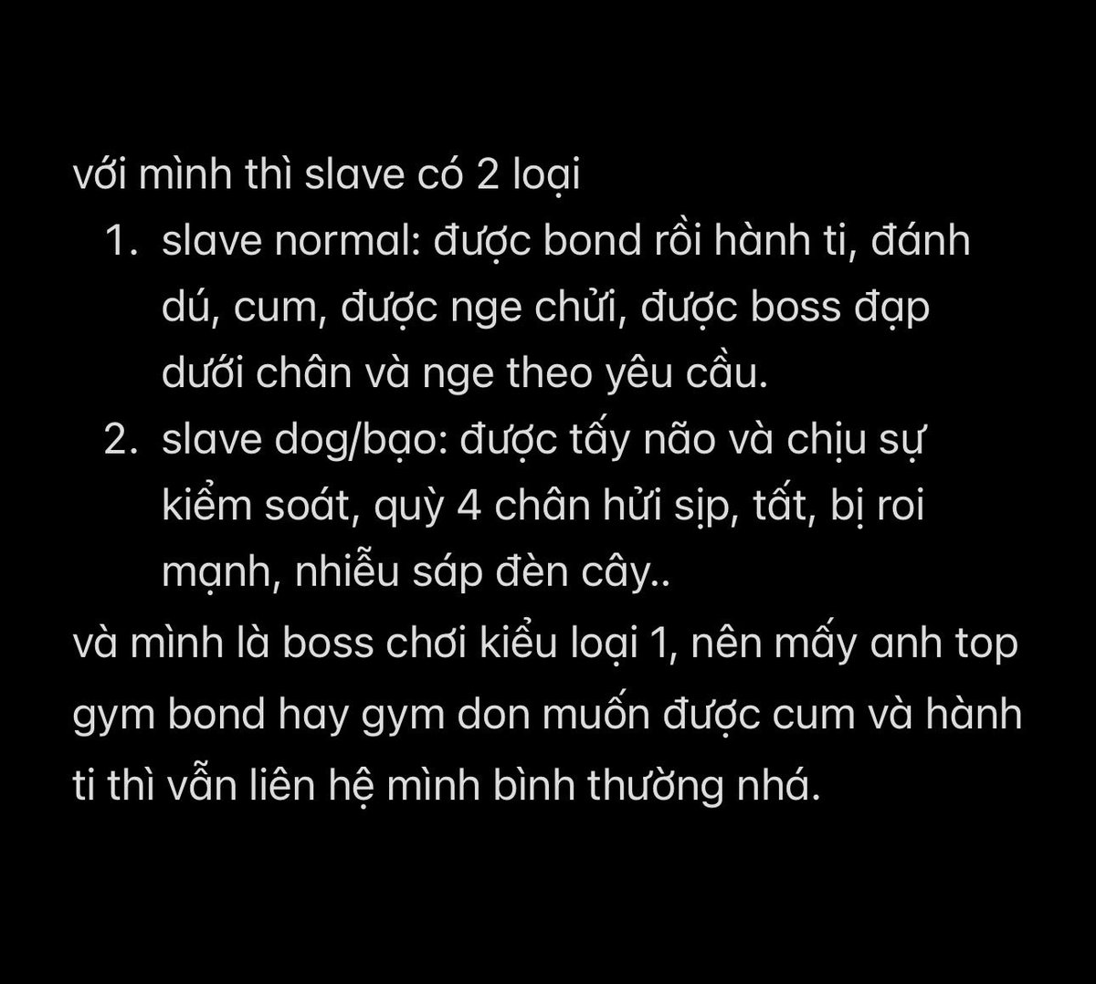migi261202's tweet photo. với mình thì slave có 2 loại..🔞😙
#boss #topgym #bondsage #slave https://t.co/4DyWIFwyNm