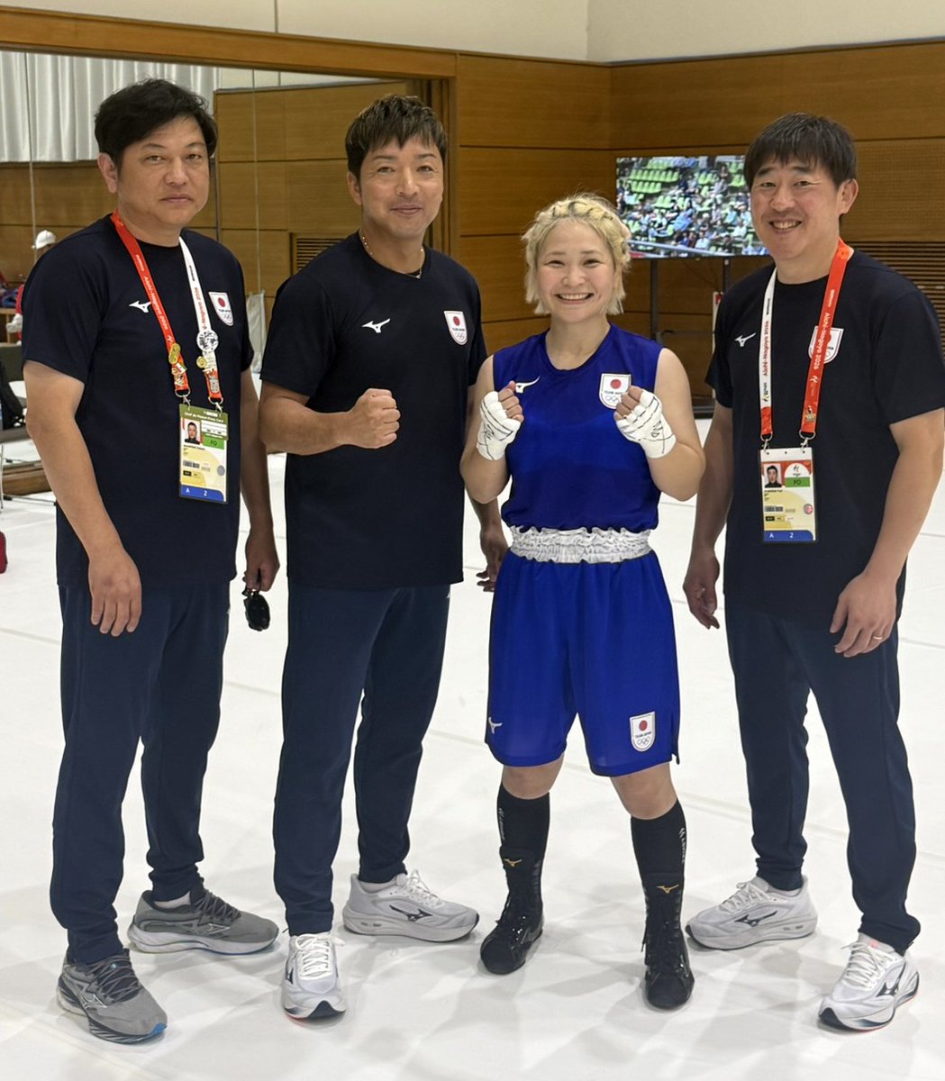 Jabf_revival's tweet photo. 🥊 #試合結果
🏆 第20回アジア競技��会（2026／愛知・名古屋）

【女子54㎏級・2回戦】
並木月海（株式会社マツキヨココカラ＆カンパニー）
vs ネパール代表

判定5-0でポイント勝ち
応援ありがとうございました。

引き続き #TEAMJAPAN を
よろしくお願いいたします！ https://t.co/BKcs2qJm7N