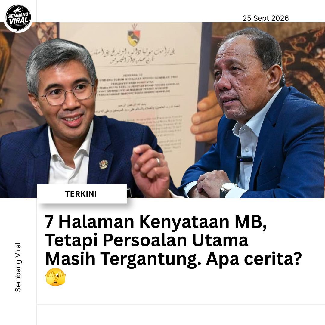 sembangviral26's tweet photo. Dakwa dipaksa, laporan polis dibuat, kemudian Exco mengesahkan proklamasi.
Kronologi ini menimbulkan persoalan besar mengenai perubahan pendirian Menteri Besar N9. Apa yang menyebabkan pendirian berubah dalam tempoh beberapa hari?
#NegeriSembilan #IsmailLasim #TuankuMuhriz #fypシ https://t.co/tENLLDAggp