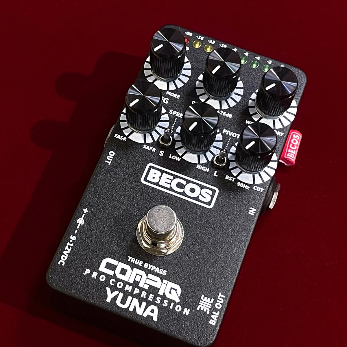 ROCKINN_namba's tweet photo. 【#ロックイン難波】人気のコンプ在庫あります!市場評価も高いブランド「#BECOS」のコンプ"CompIQ YUNA Pro Compressor"!高機能コンプを感覚的に扱えるように操作感の良い新設計コントロールを採用★初期dbx163を意識したCOMPノブも特徴!ギターにもぜひお試しください!→https://t.co/2bu0t0C1yN https://t.co/QwZ6xU7R70