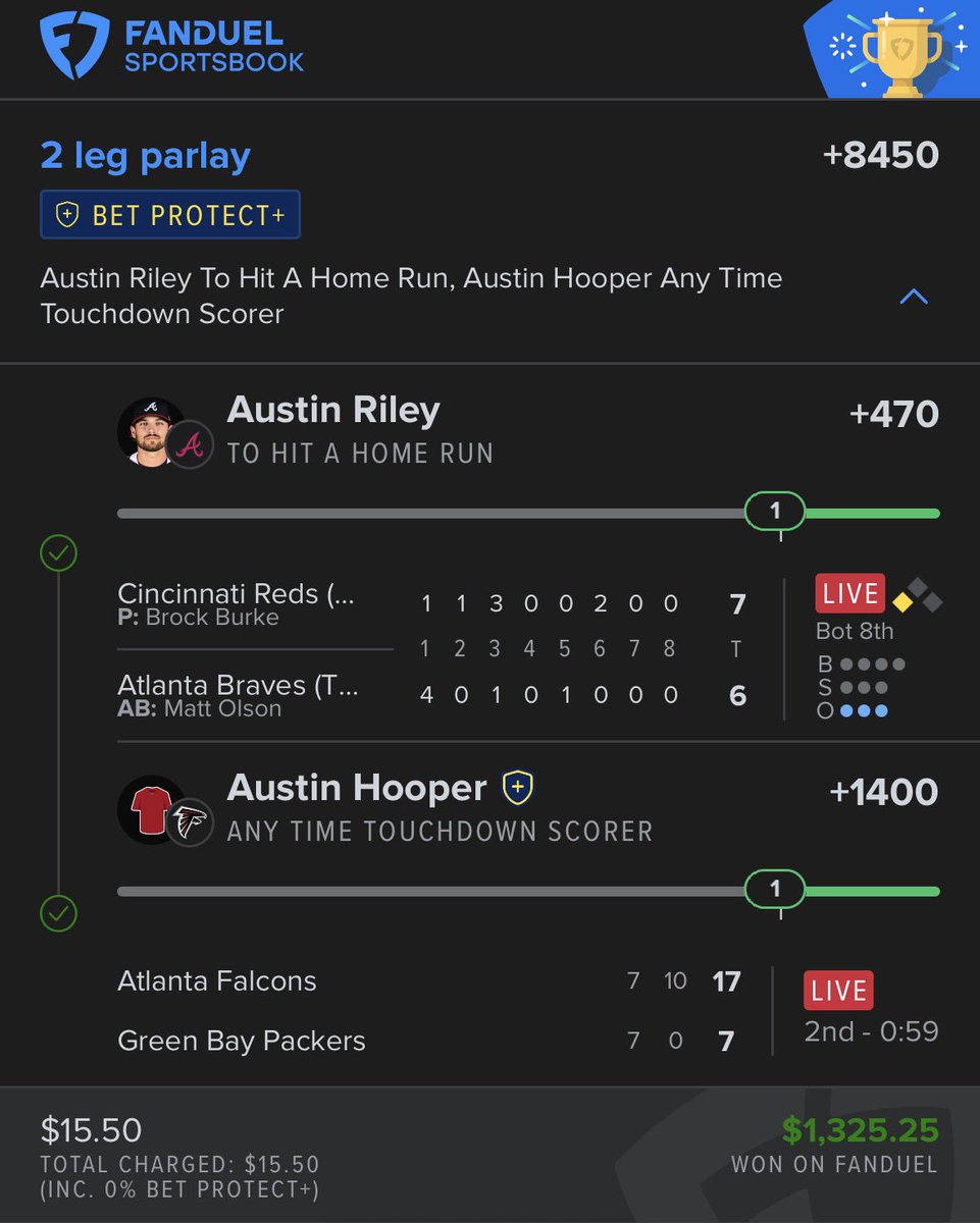 Partywitsplash2's tweet photo. Ending this MLB season &amp; Starting the NFL one wit a BANG‼️ @FanDuel this right here is a #WorkOfArt https://t.co/mNcATPnln3