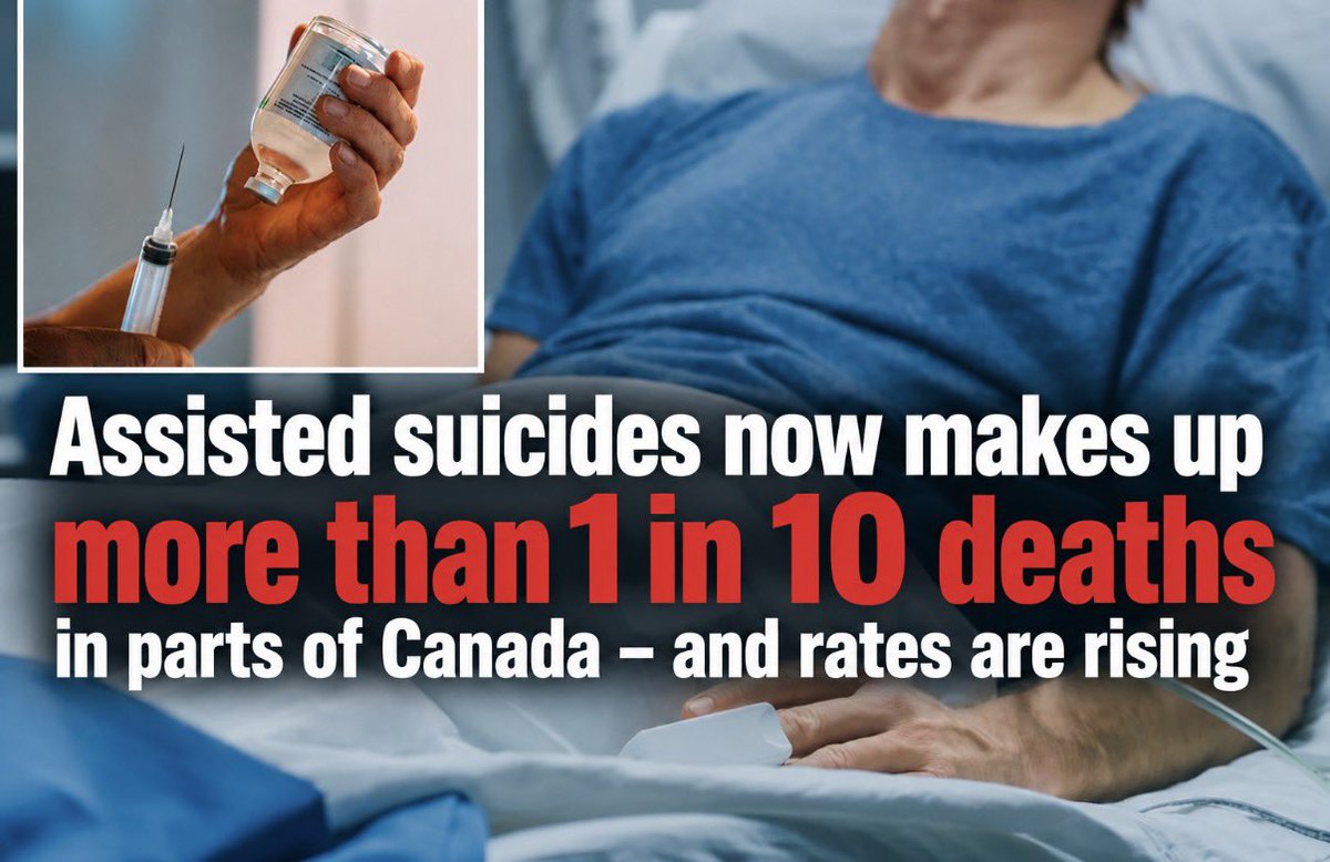 CelticAshes's tweet photo. Canada’s MAiD numbers continue to rise.

In 2024, 16,499 Canadians received MAiD, accounting for 5.1% of all deaths nationwide. More than 76,000 cases have been reported since legalization in 2016.

Since 2021, eligibility has expanded beyond people whose deaths are reasonably foreseeable, fueling debate over MAiD’s growing role in Canadian health care.