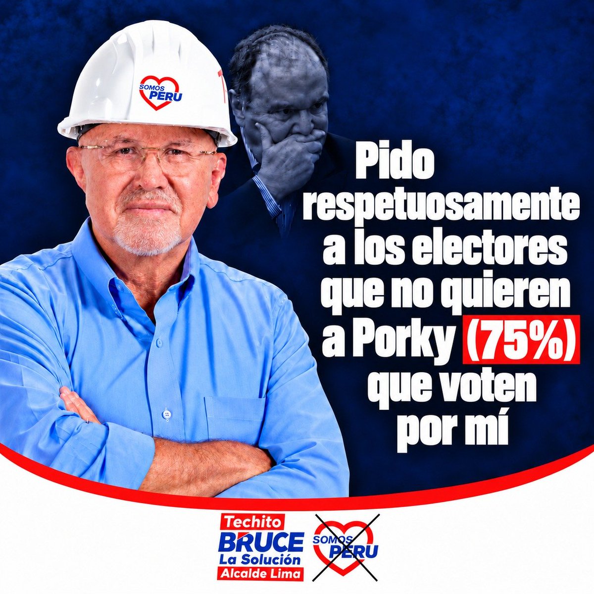 TechitoBruce's tweet photo. ¡SALVEMOS LIMA! No podemos permitir que Lima se quede paralizada durante cuatro años más. La ciudad necesita gestión, propuestas y soluciones concretas para avanzar y recuperar el tiempo perdido.

#TechitoBruce #TechitoParaLima #Elecciones2026 #TechitoSalvaLima #VotaSomosPeru❤️ https://t.co/7R8vUo7C91