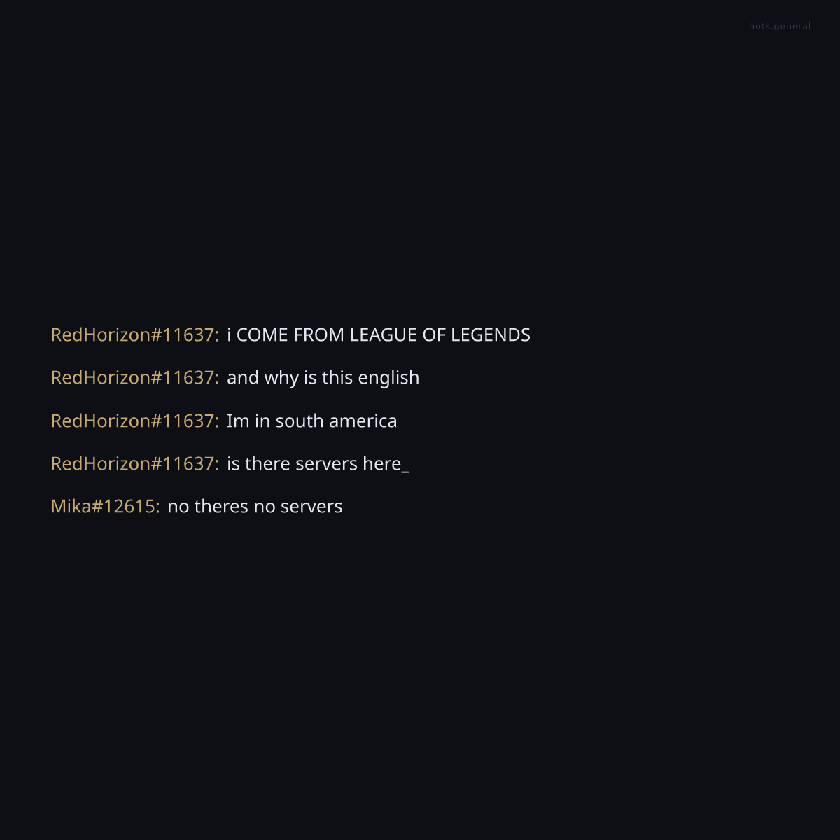 HOTSgeneral's tweet photo. They're denying South American servers while forcing English language settings and creating artificial scarcity mechanics to grind the poor. The degenerates have documented the entire system. https://t.co/rF4BBkU0VV