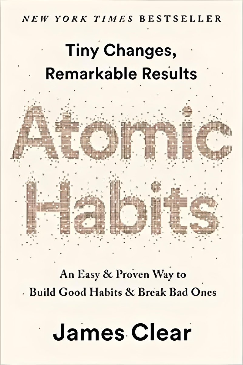 JasmineHaravyo's tweet photo. Just finished Atomic Habits and it’s game-changing! Small, daily steps build big wins—so worth every page. ， https://t.co/InlDBNTrkO