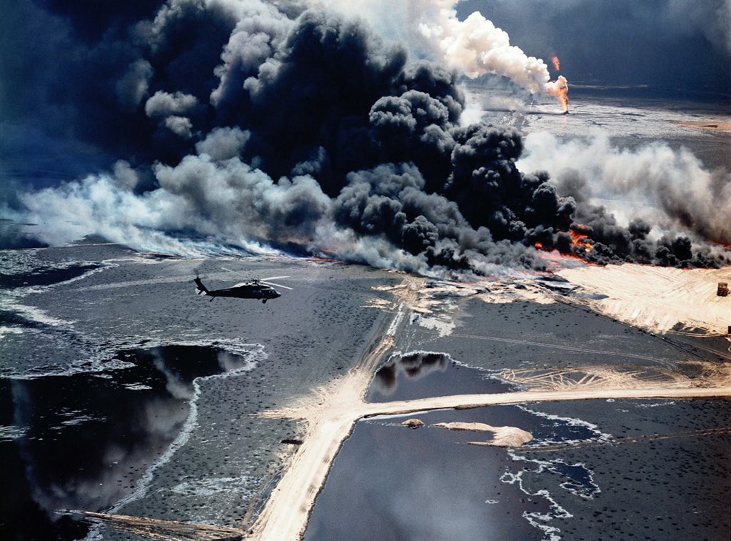 HAWGEO's tweet photo. @Osinttechnical @ItsTheEnforcer There is nothing more satisfying than to wake up to the smell of burning Russian oil. Ukrainian military pyrotechnics have become legendary in Putin’s petrochemical industry. Each burn is executed with surgical precision &amp; accuracy that resemble burning well in Kuwait, in 1991. https://t.co/lZzlZSol4D