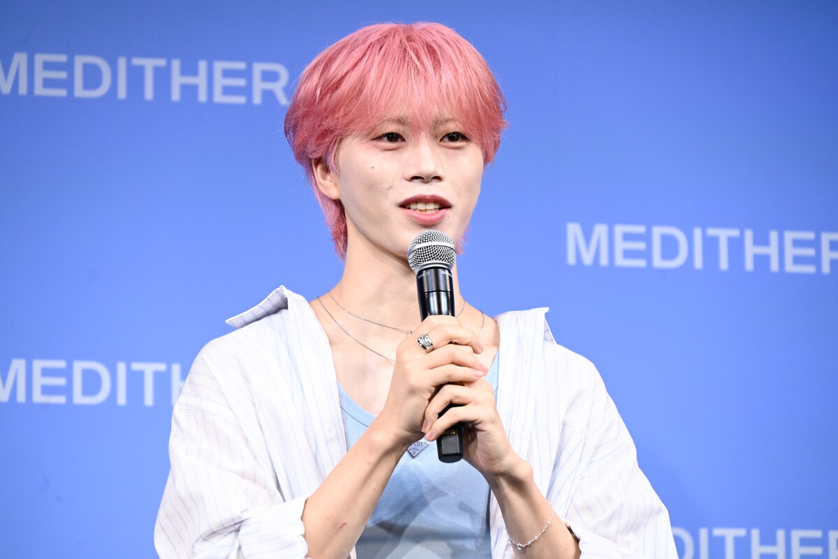 natalie_mu's tweet photo. 【「MEDITHERAPY」発表会レポート】
JO1木全翔也の美肌に注目したメンバーは？✨
「なんでそんなによくなったん？って聞かれました」
https://t.co/lyiJbYBEOt

#meditherapy https://t.co/7MGH4cGbtb