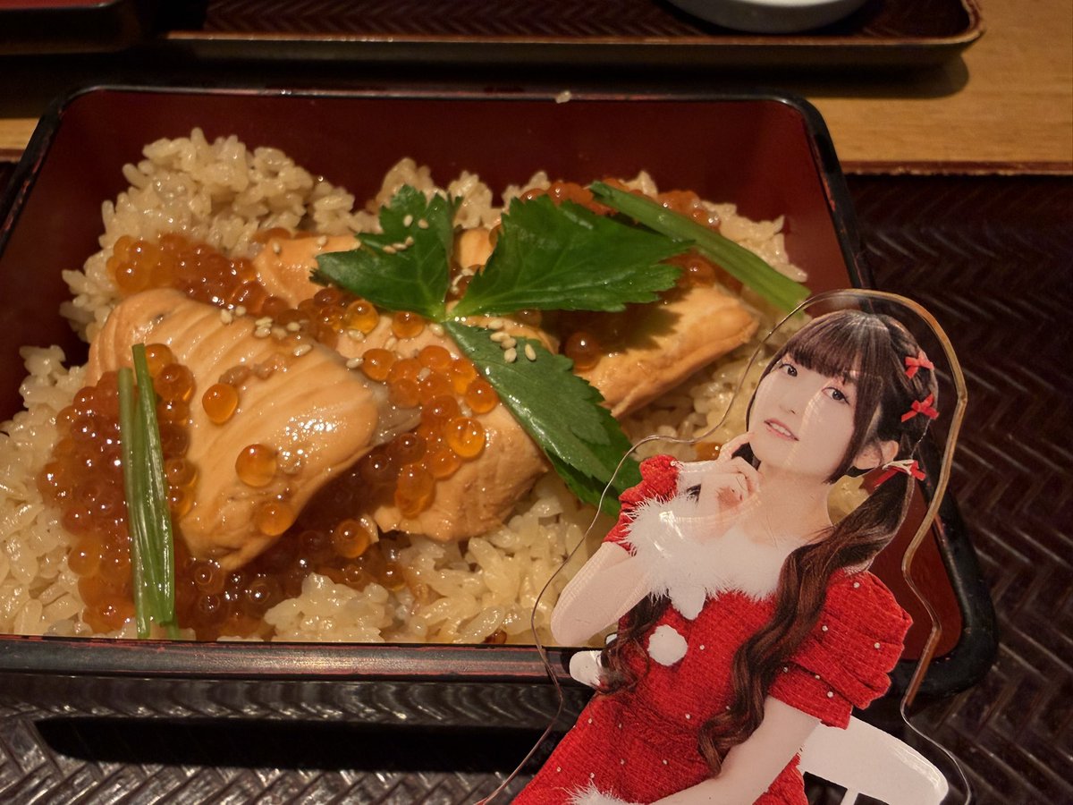 TM_twintail's tweet photo. 宮城名物はらこ飯‼️

最後に旬のはらこ飯が食べれてよかった🥹

#ゆりちゃん見て https://t.co/mQvWMVq6TH