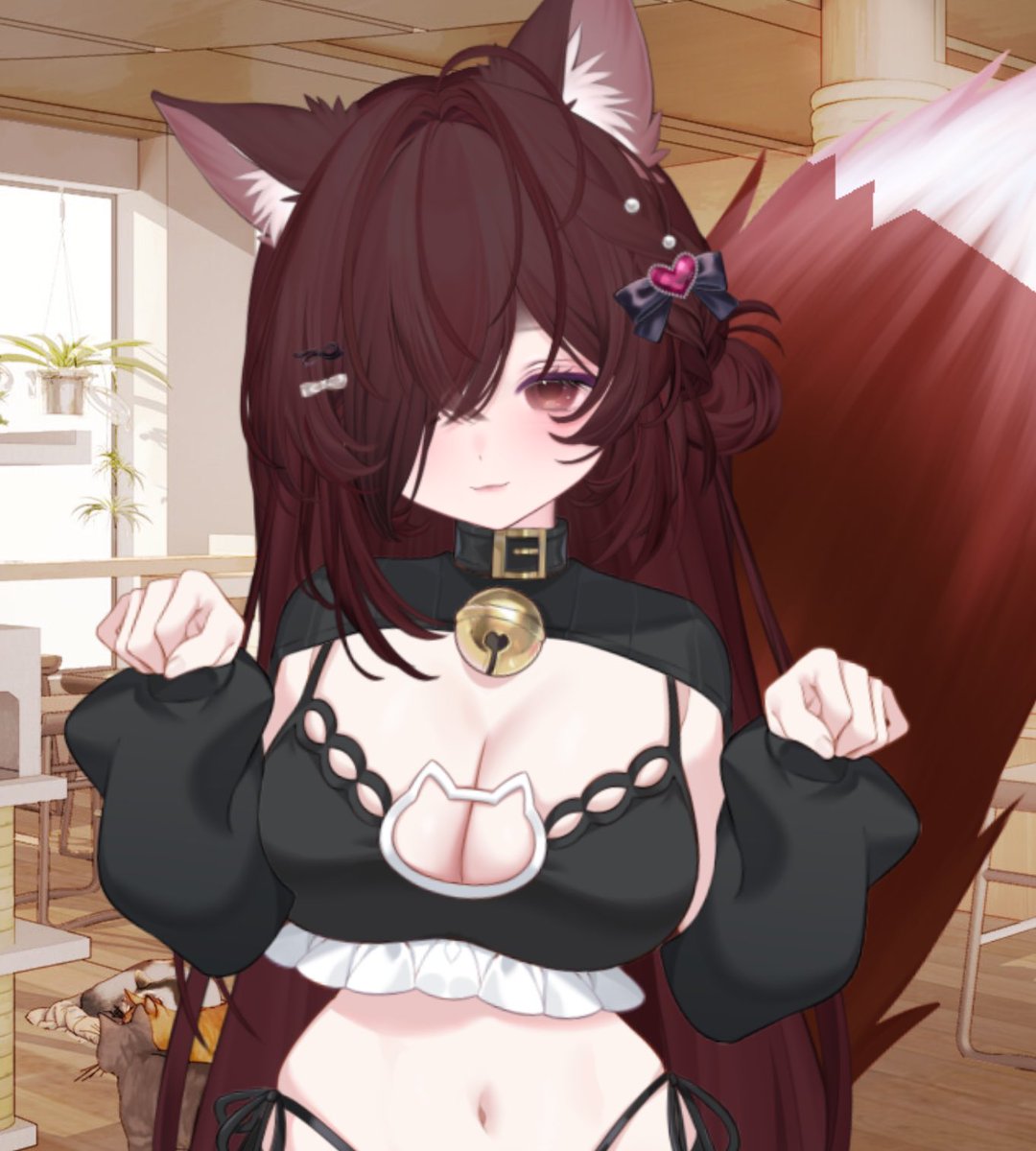 krazy1618's tweet photo. Nya Nya~? Did I do that right? 🐈 https://t.co/VkLcSZs6fb