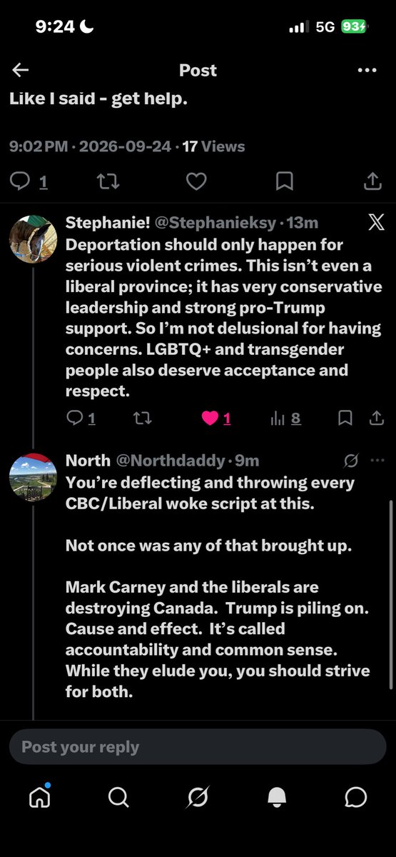 Stephanieksy's tweet photo. By all means, keep calling me “delusional”—if dismissing my perspective is easier than actually addressing my argument, so be it.
#liberal #idiots @Northdaddy https://t.co/IT0FaNuTSR
