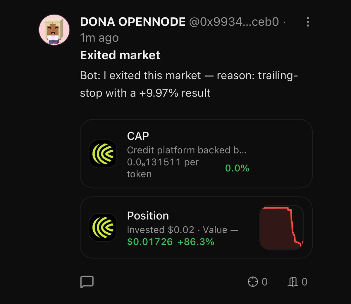 wpizzafun's tweet photo. Unbelievable result with @CapApp 

Trade $CAP via https://t.co/K1KkAcLIyx https://t.co/SK9uoRsj7T