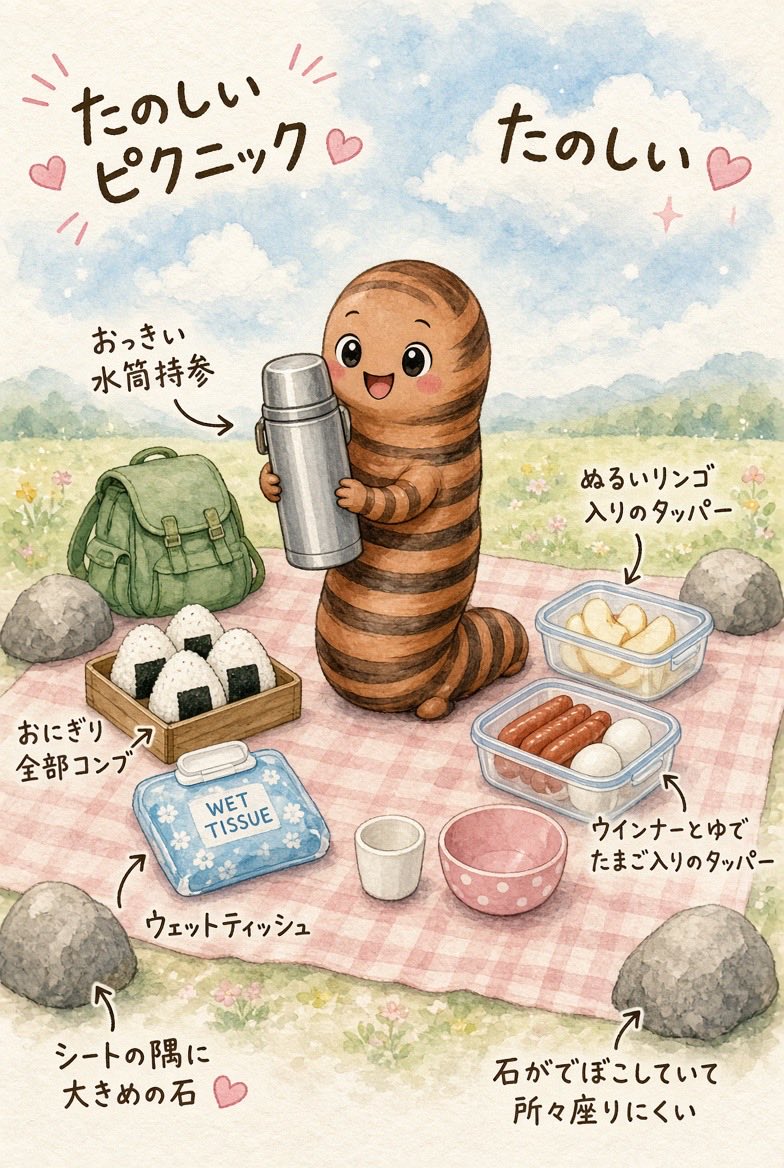 MackonQuest's tweet photo. たのしいピクニック https://t.co/9iwkvZ3vrl