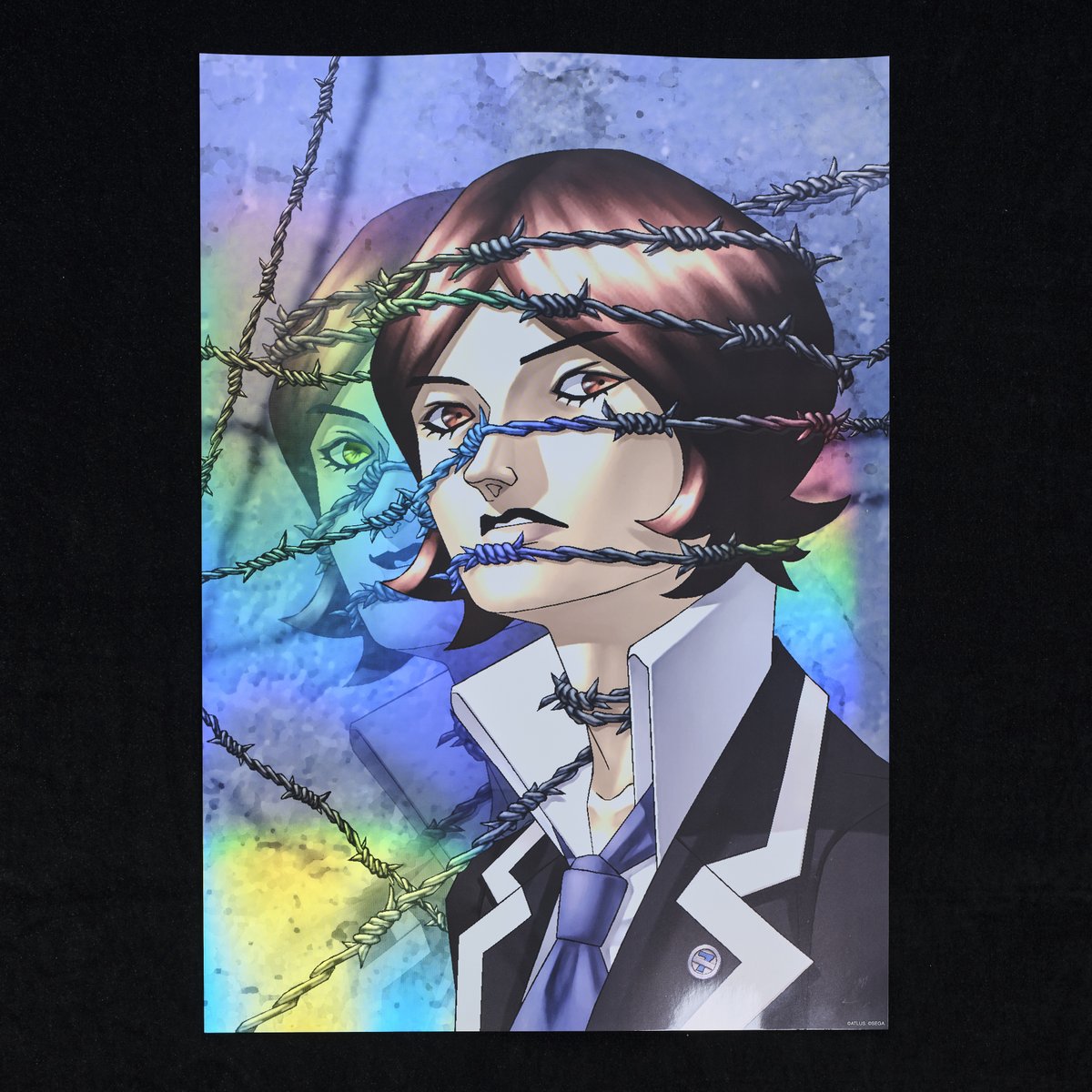 Persona_memoria's tweet photo. ◤グッズ紹介◢

✦パッケージアート オーロラポスター ✦

本日は「ペルソナ2 罪」「ペルソナ2 罰」「ペルソナ2 罪(PSP)」「ペルソナ2 罰(PSP）」をご紹介！

光の加減によって、オーロラのような輝きと色の変化をお楽しみいただけるB3サイズポスターです。

▼詳細
https://t.co/wOW9qvb4Tz

#p30th https://t.co/V2um5vLzPf